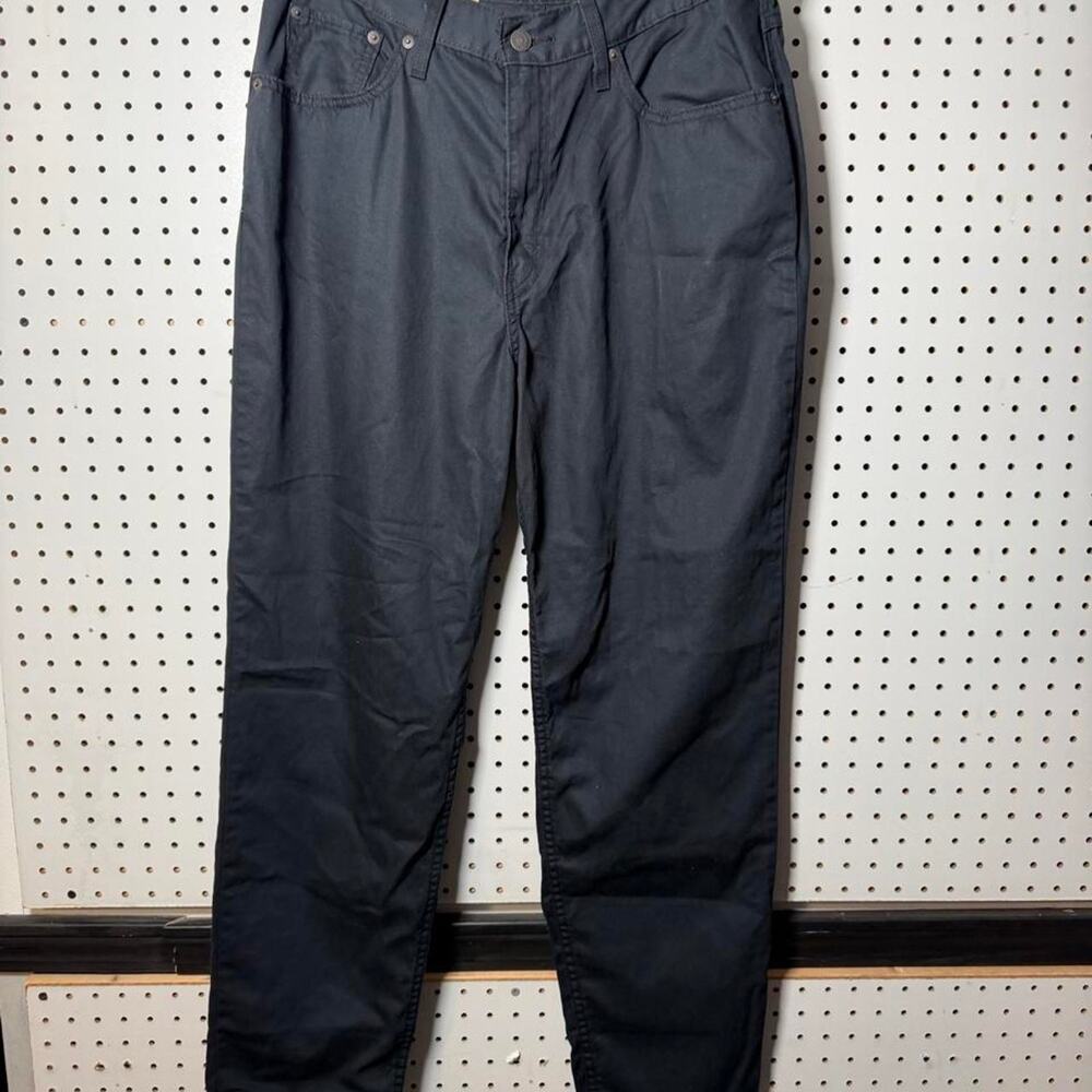 New Levi's High Waisted Mom Jeans Black Women's 31x30 Relaxed High Rise Tapered